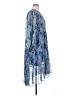 Joie 100% Polyester Paisley Blue Cocktail Dress Size XL - photo 4