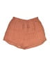 Lush 100% Cotton Orange Shorts Size M - photo 1