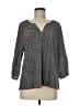Joie 100% Silk Gray 3/4 Sleeve Silk Top Size M - photo 1