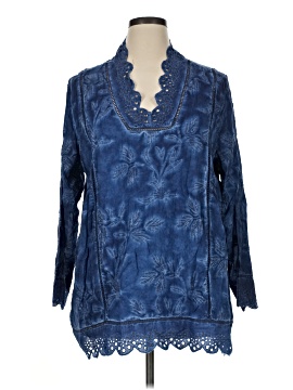 Soft Surroundings 3/4 Sleeve Blouse