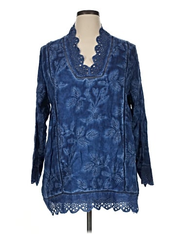 Soft Surroundings 3/4 Sleeve Blouse (view 1)
