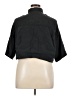 Zara Black 3/4 Sleeve Button-Down Shirt Size XL - photo 2