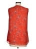 Daniel Rainn 100% Polyester Orange Sleeveless Blouse Size M - photo 2