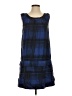 Maje 100% Silk Plaid Blue Casual Dress Size Sm (1) - photo 1