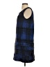 Maje 100% Silk Plaid Blue Casual Dress Size Sm (1) - photo 5