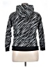 Just Be... 100% Polyester Animal Print Black Sweatshirt Size XL - photo 2
