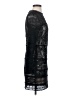 Parker Graphic Black Cocktail Dress Size S - photo 4