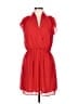 BCBGeneration Solid Red Casual Dress Size M - photo 1