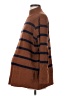 NOM Stripes Brown Turtleneck Sweater Size XS - photo 5