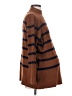 NOM Stripes Brown Turtleneck Sweater Size XS - photo 4