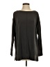 Garnet Hill Black Long Sleeve Top Size S - photo 1