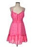 Shein 100% Polyester Hearts Pink Cocktail Dress Size L - photo 1