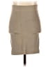 BCBGMAXAZRIA Solid Tan Gray Casual Skirt Size XS - photo 1