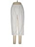 Basic Editions 100% Cotton Solid Ivory Casual Pants Size L - photo 1