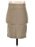 BCBGMAXAZRIA Solid Tan Gray Casual Skirt Size XS - photo 2