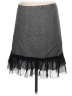 Laundry by Shelli Segal Chevron-herringbone Gray Formal Skirt Size 6 - photo 2