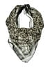 Mixit 100% Polyester Animal Print Gray Scarf One size - photo 1