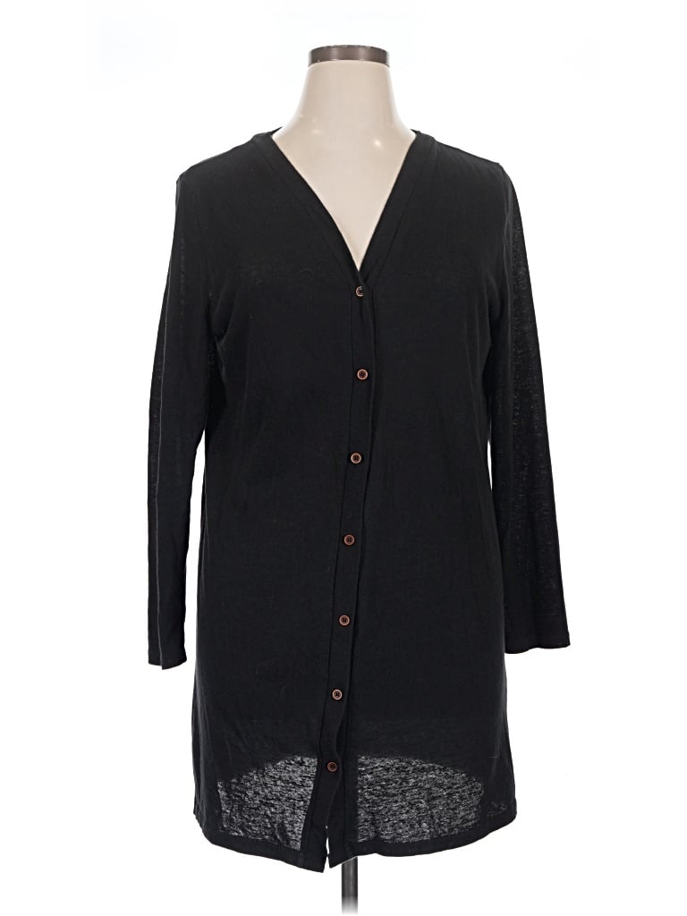 Pre-owned Unbranded Kimono In Black