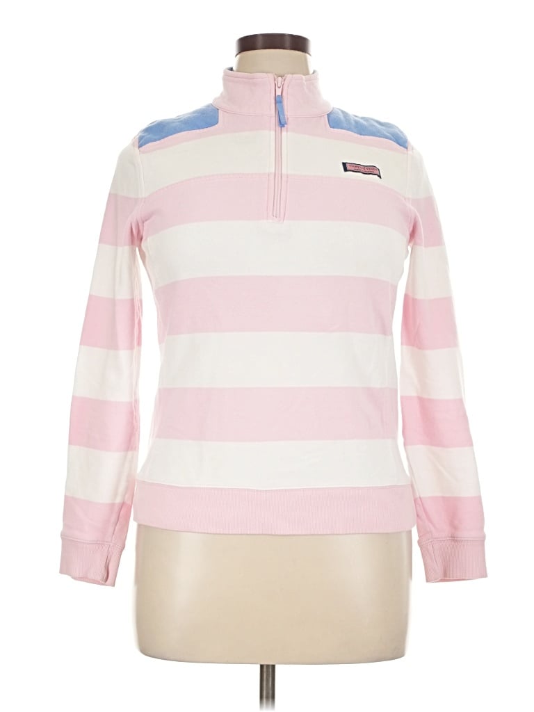 Pre-owned Vineyard Vines Pullover Sweater In Pink