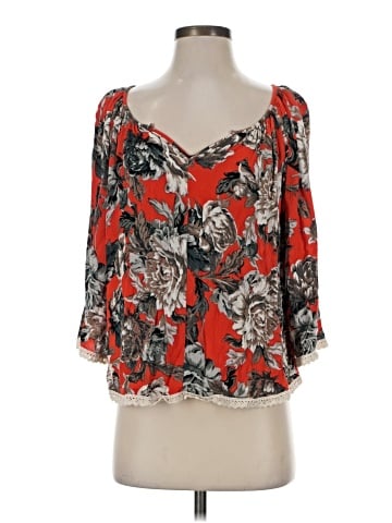 Karen Kane 3/4 Sleeve Blouse (view 1)