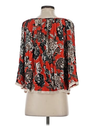 Karen Kane 3/4 Sleeve Blouse (view 2)