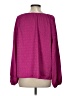 Vince Camuto Purple Long Sleeve Blouse Size S - photo 2