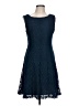 Connected Apparel 100% Polyester Blue Cocktail Dress Size 10 - photo 1