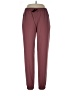 Unbranded Solid Burgundy Track Pants Size L - photo 1