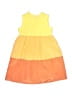 Gymboree 100% Polyester Color Block Orange Dress Size 6 - photo 1