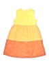 Gymboree 100% Polyester Color Block Orange Dress Size 6 - photo 2