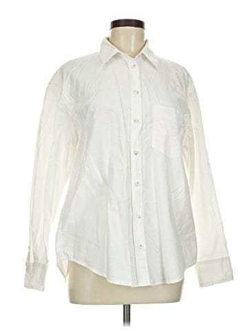 MNG Long Sleeve Button-Down Shirt (view 1)