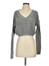 Aeropostale 100% Acrylic Checkered-gingham Gray Pullover Sweater Size S - photo 1