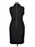 Calvin Klein Solid Black Cocktail Dress Size 14 - photo 2