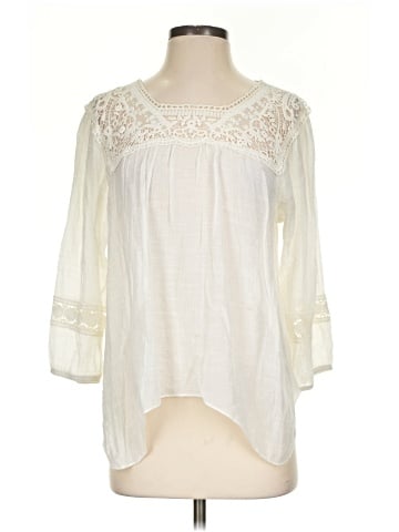 Rewind 3/4 Sleeve Blouse (view 1)
