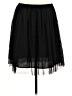 Mango 100% Polyester Stars Black Casual Skirt Size M - photo 1