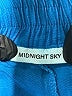 Midnight Sky Solid Blue Shorts Size L - photo 3