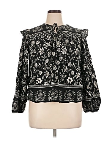 Time and Tru Long Sleeve Blouse (view 1)