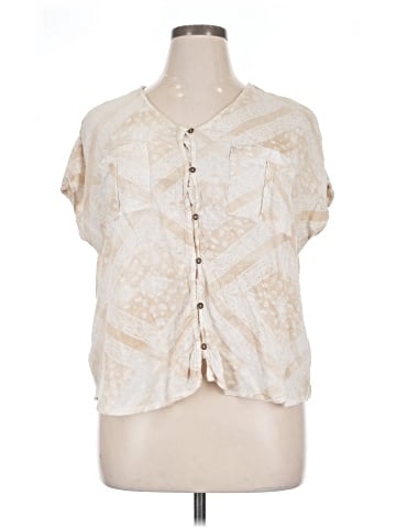 Maurices Short Sleeve Blouse (view 1)