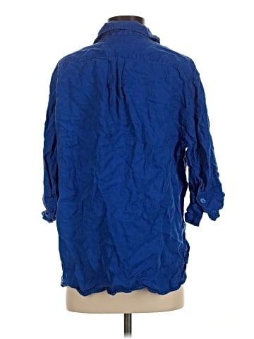 Zara 3/4 Sleeve Button-Down Shirt (view 2)