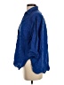 Zara Blue 3/4 Sleeve Button-Down Shirt Size XS - photo 5