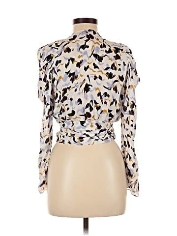A.L.C. 3/4 Sleeve Silk Top (view 2)