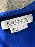 Kay Unger 100% Silk Blue Long Sleeve Silk Top Size 2 - photo 7