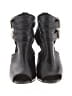 MICHAEL Michael Kors 100% Leather Black Ankle Boots Size 7 - photo 2