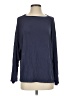 Marla Wynne Blue Long Sleeve Top Size S - photo 1