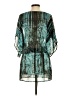 Veronica M. 100% Polyester Teal 3/4 Sleeve Blouse Size S - photo 2