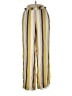 Beige by ECI Stripes Yellow Casual Pants Size L - photo 1