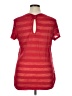 Faded Glory Red Short Sleeve Top Size XL - photo 2
