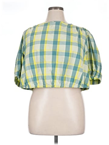 a.n.a. A New Approach Short Sleeve Blouse (view 1)