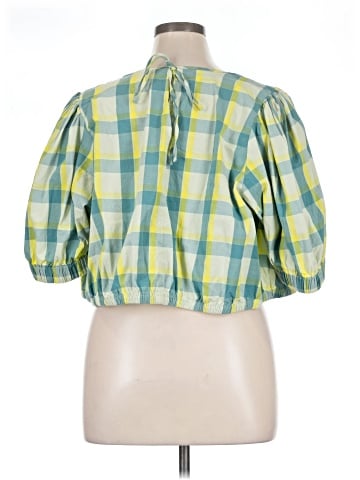 a.n.a. A New Approach Short Sleeve Blouse (view 2)
