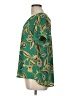 DR2 100% Polyester Green Short Sleeve Blouse Size L - photo 5